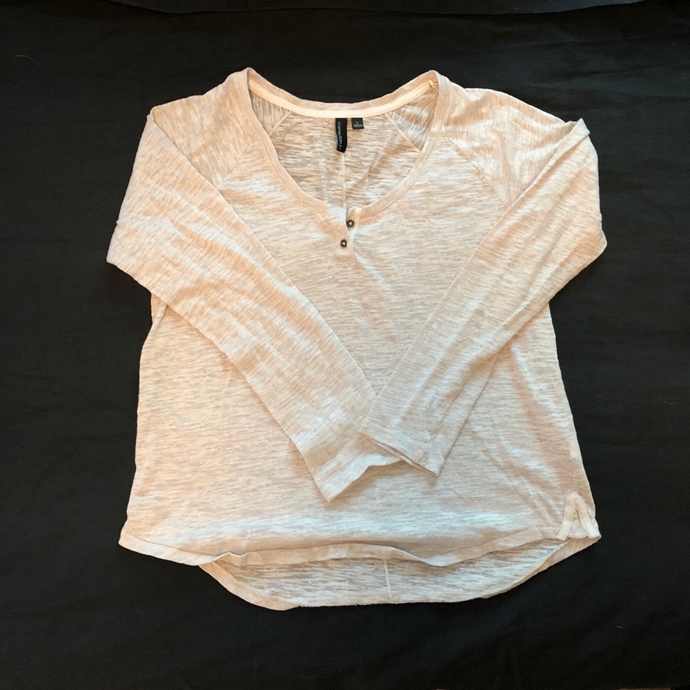 Cynthia Rowley henley top - large